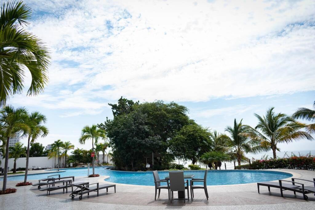 מנטה M3 Lujoso Y Comodo Departamento Con Playa 2 Piscinas Cancha De Tenis Jacuzzi Seguridad 24 Horas מראה חיצוני תמונה
