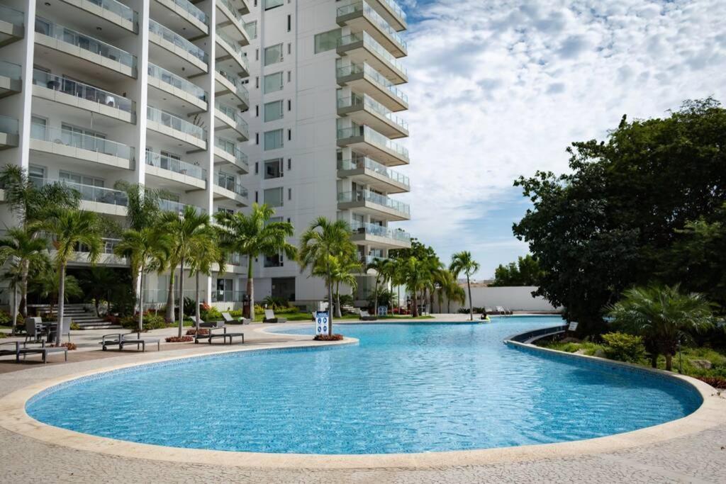 מנטה M3 Lujoso Y Comodo Departamento Con Playa 2 Piscinas Cancha De Tenis Jacuzzi Seguridad 24 Horas מראה חיצוני תמונה
